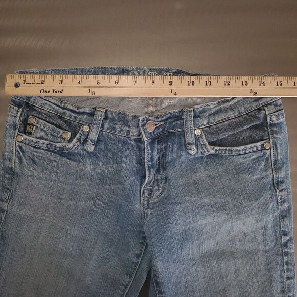 Miss Me Low-rise Bootcut Flare Blue Stretch Denim Jeans Size 30 - Picture 12 of 14